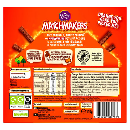Quality Street Matchmakers Zingy Orange 110g — image 3