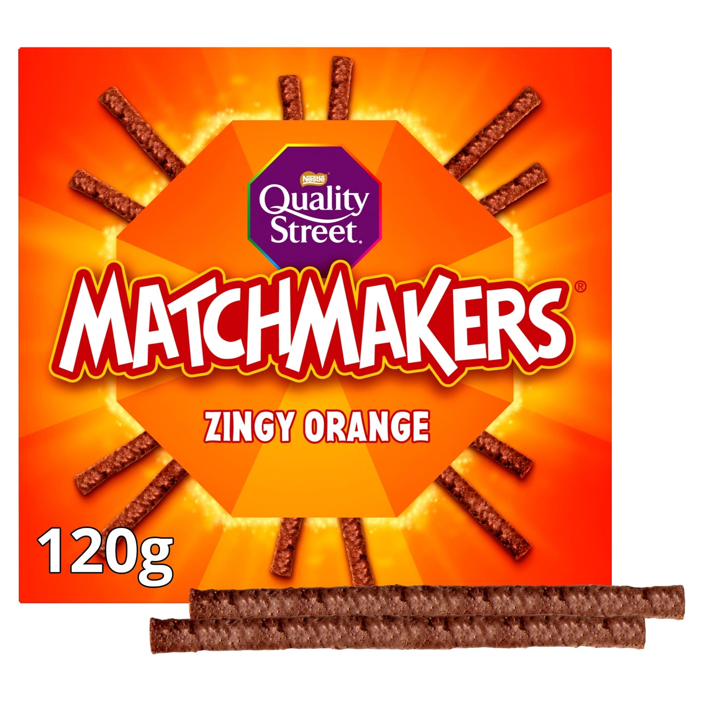 Quality Street Matchmakers Zingy Orange Chocolate Box 120g — image 1