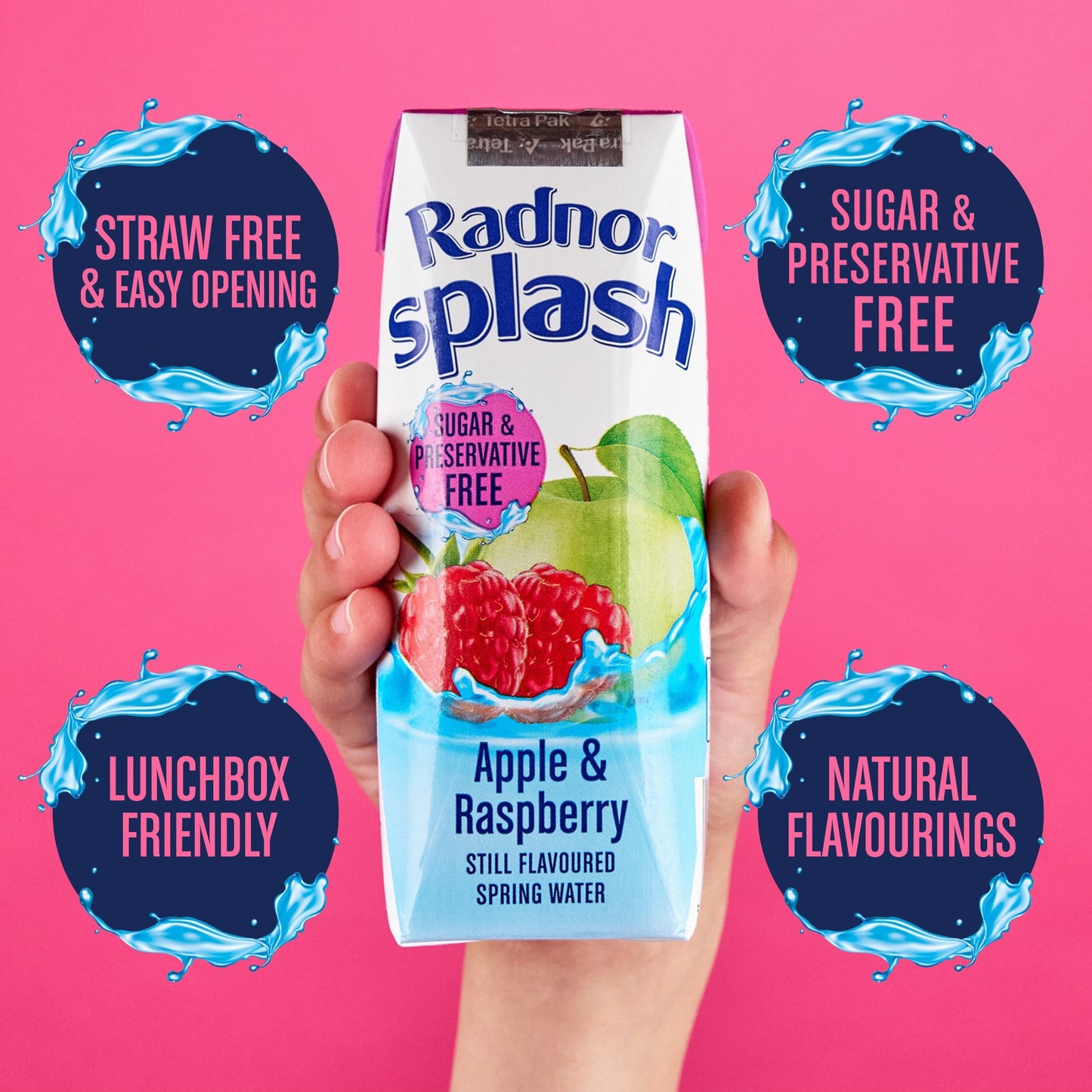 Radnor Splash Apple & Raspberry 3 X 250Ml — image 2