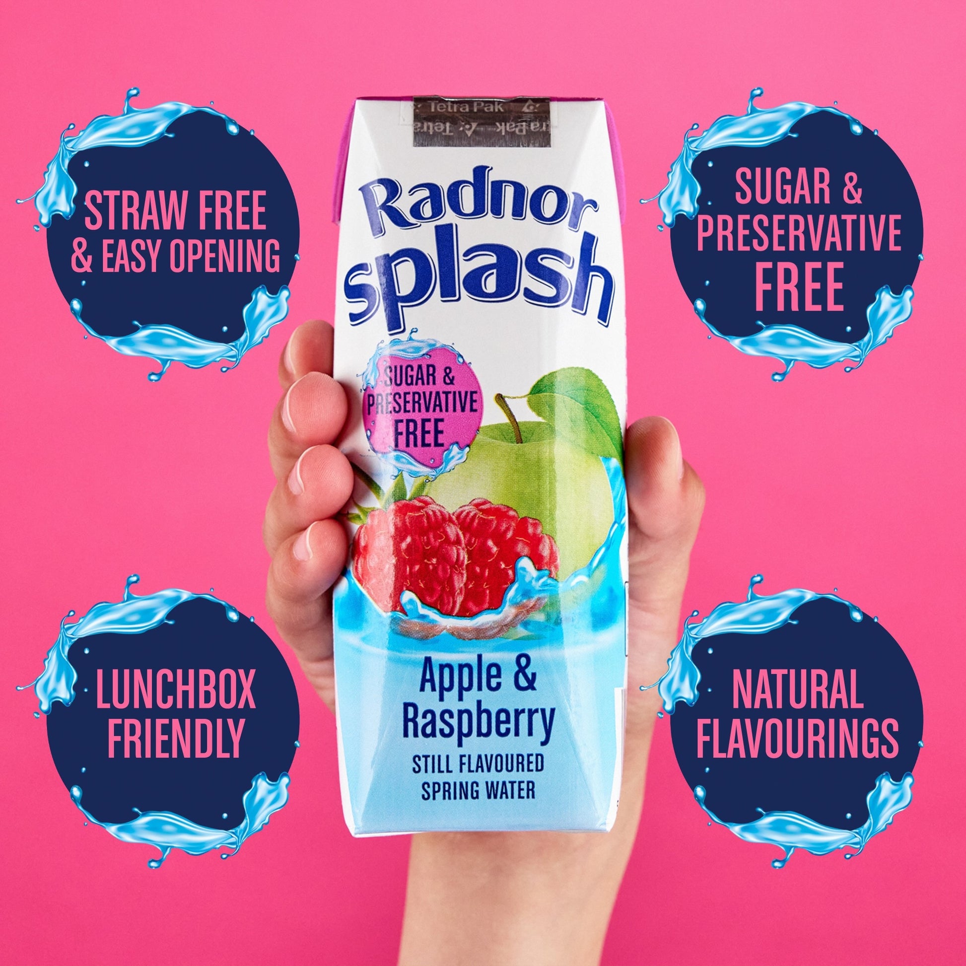 Radnor Splash Apple & Raspberry 3 X 250Ml — image 2