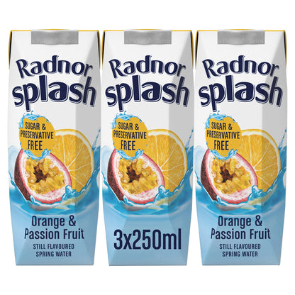 Radnor Splash Orange & Passion Fruit 3X250ml — image 1