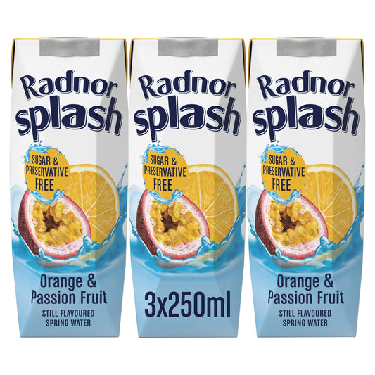 Radnor Splash Orange & Passion Fruit 3X250ml — image 1