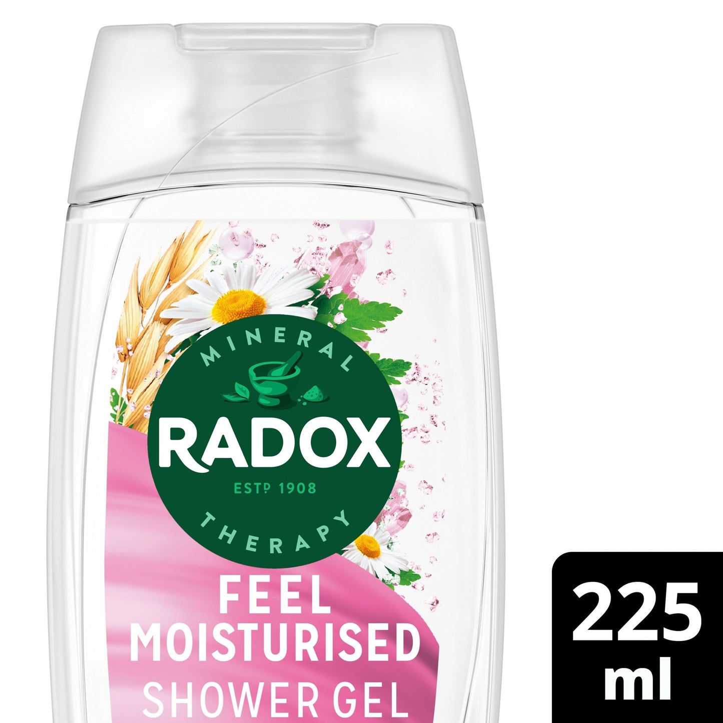Radox Chamomile & Oat Feel Moisturised Shower Gel Body Wash 225ml — image 1