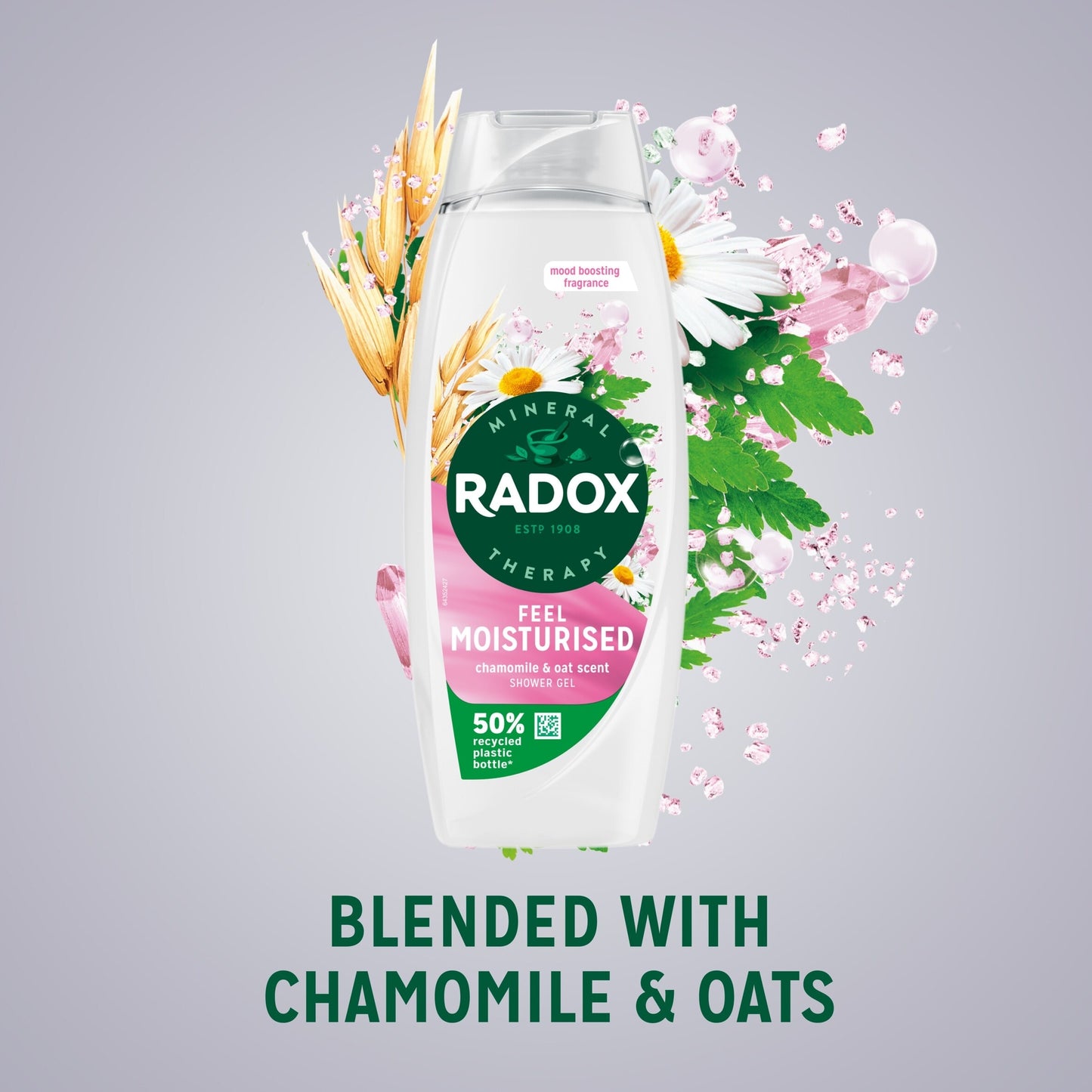 Radox Chamomile & Oats Feel Moisturised Shower Gel Body Wash 450ml — image 2