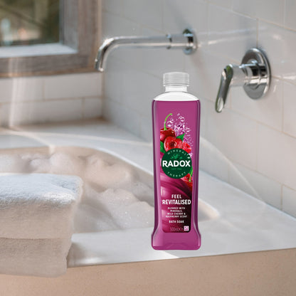 Radox Cherry & Raspberry Feel Revitilised Bath Soak Bubble Bath 500ml — image 4