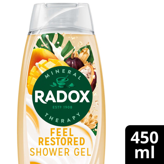 Radox Feel Restored Shower Gel Body Wash 450ml — image 1