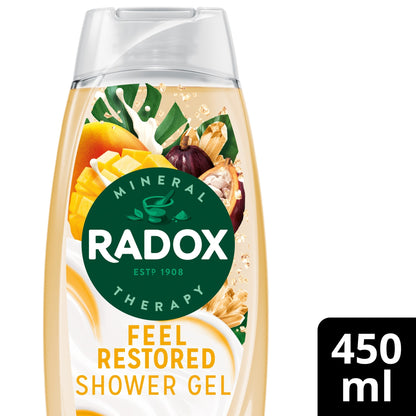 Radox Feel Restored Shower Gel Body Wash 450ml — image 1