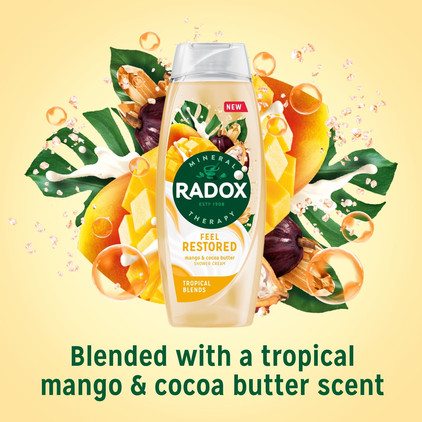 Radox Feel Restored Shower Gel Body Wash 450ml — image 2