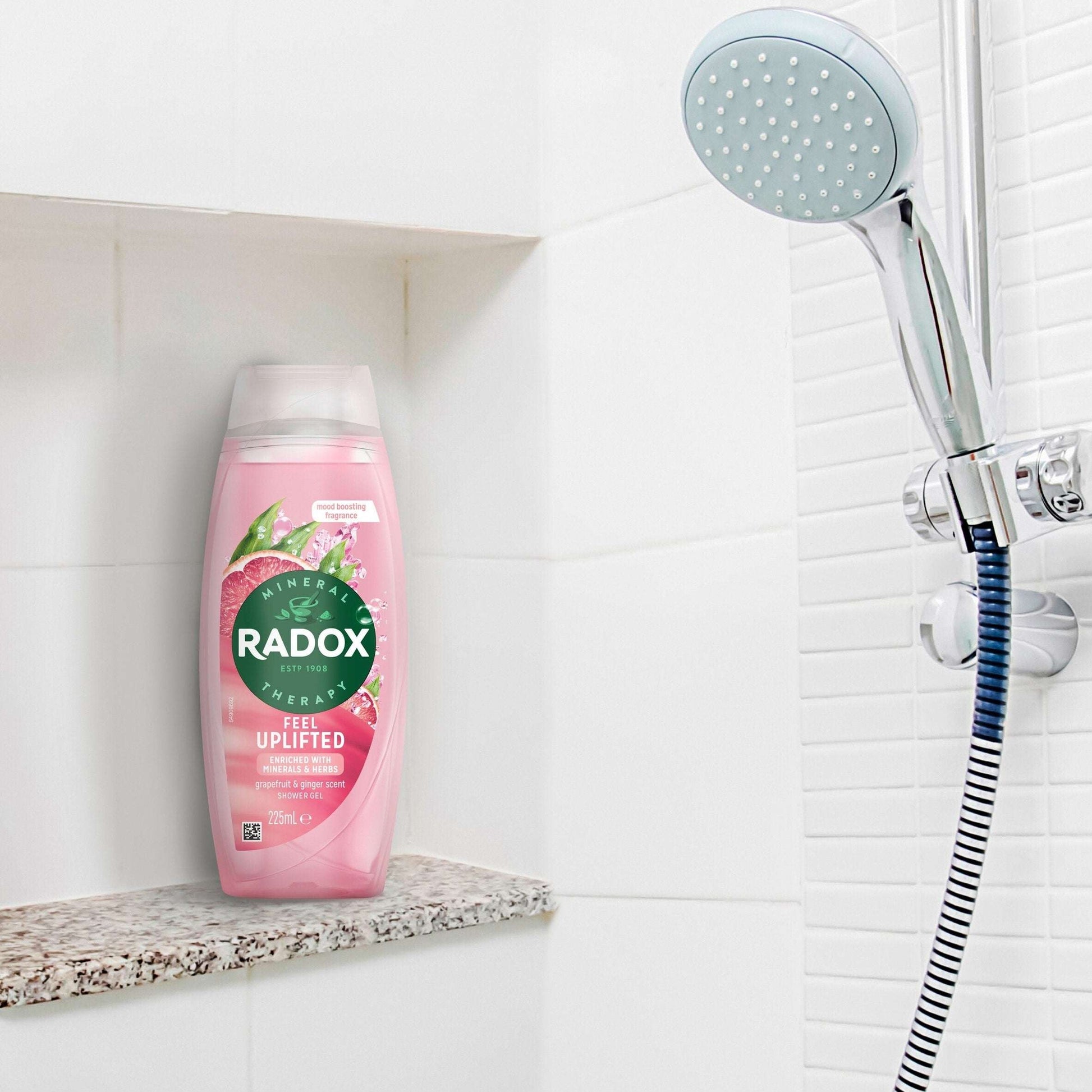 Radox Grapefruit & Ginger Feel Uplifted Shower Gel Body Wash 225ml — image 4