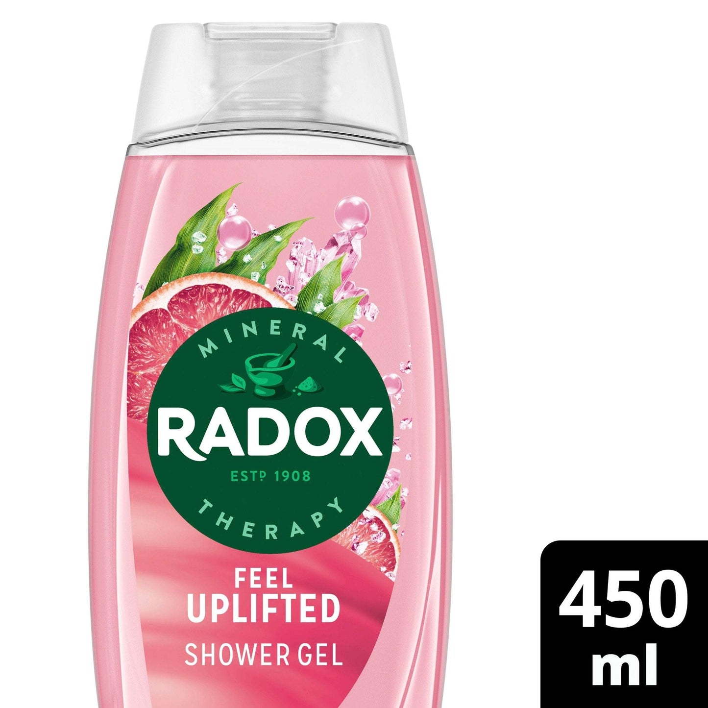 Radox Grapefruit & Ginger Feel Uplifted Shower Gel Body Wash 450ml — image 1