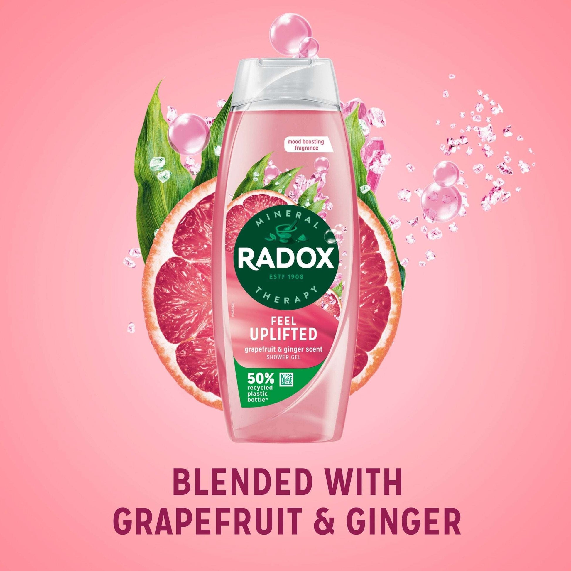 Radox Grapefruit & Ginger Feel Uplifted Shower Gel Body Wash 450ml — image 2