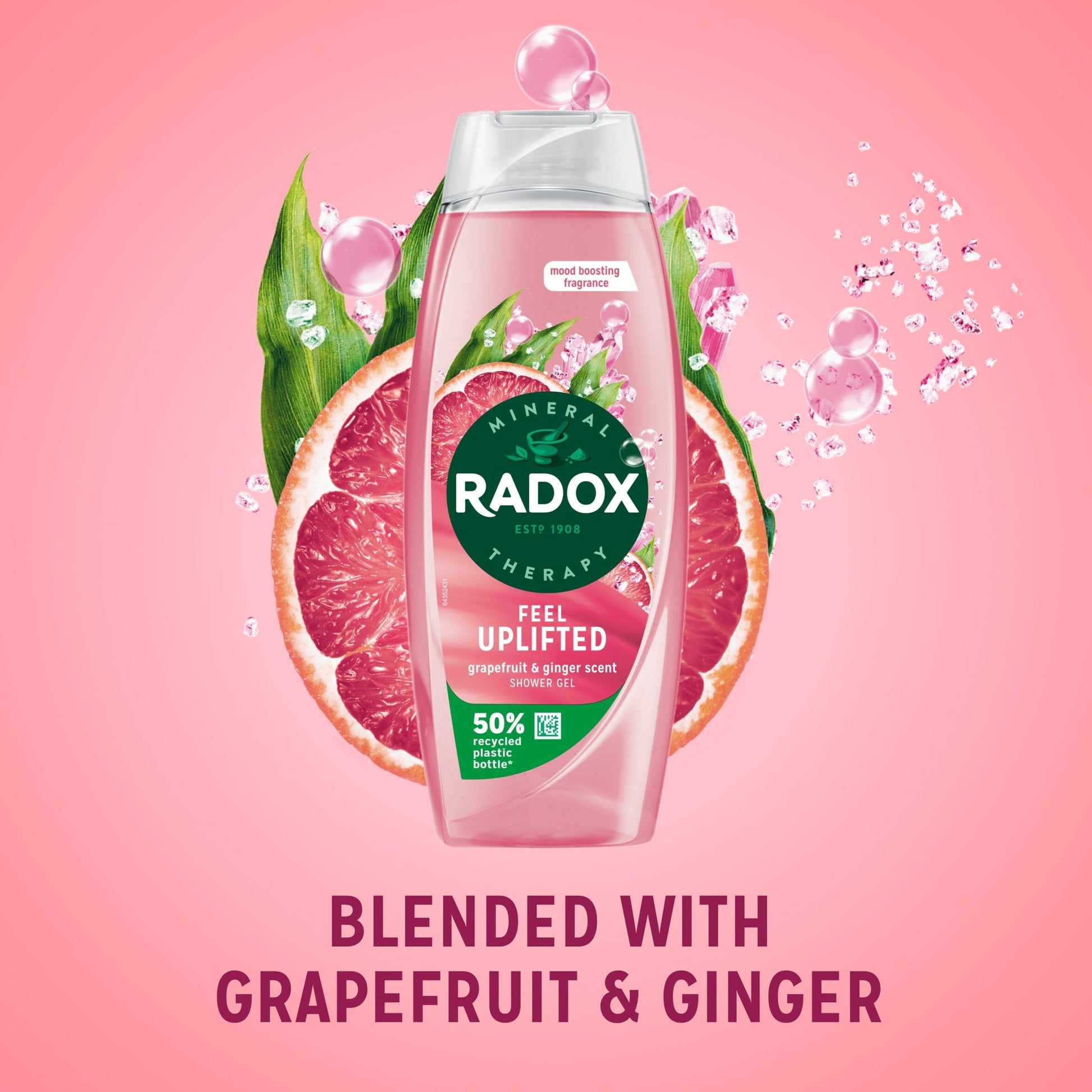 Radox Grapefruit & Ginger Feel Uplifted Shower Gel Body Wash 450ml — image 2