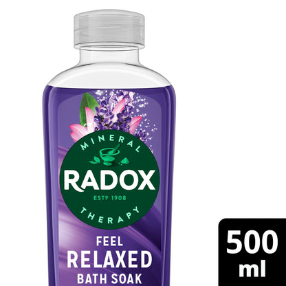Radox Lavender Feel Relaxed Bath Soak Bubble Bath 500ml — image 1