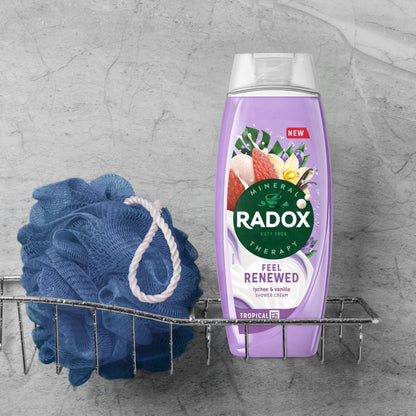 Radox Lychee & Vanilla Feel Renewed Shower Gel Body Wash 450ml — image 3