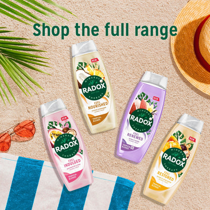 Radox Lychee & Vanilla Feel Renewed Shower Gel Body Wash 450ml — image 4