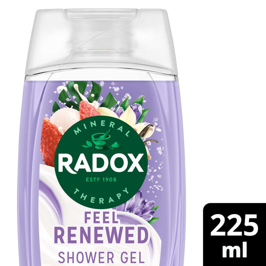 Radox Mineral Therapy Feel Renewed Lychee & Vanilla Body Wash Shower Cream 225 ml — image 1