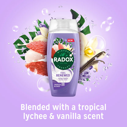 Radox Mineral Therapy Feel Renewed Lychee & Vanilla Body Wash Shower Cream 225 ml — image 2