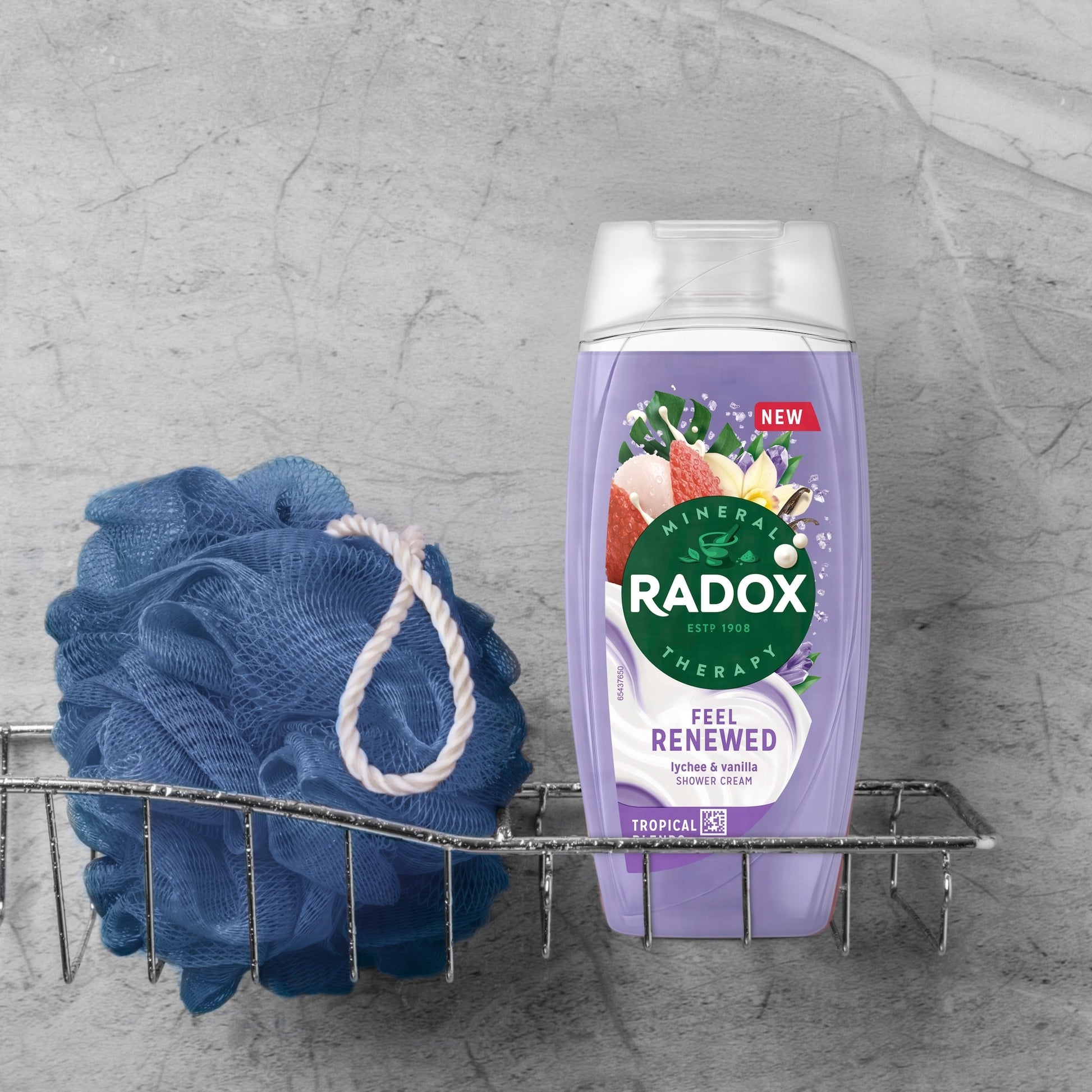 Radox Mineral Therapy Feel Renewed Lychee & Vanilla Body Wash Shower Cream 225 ml — image 3