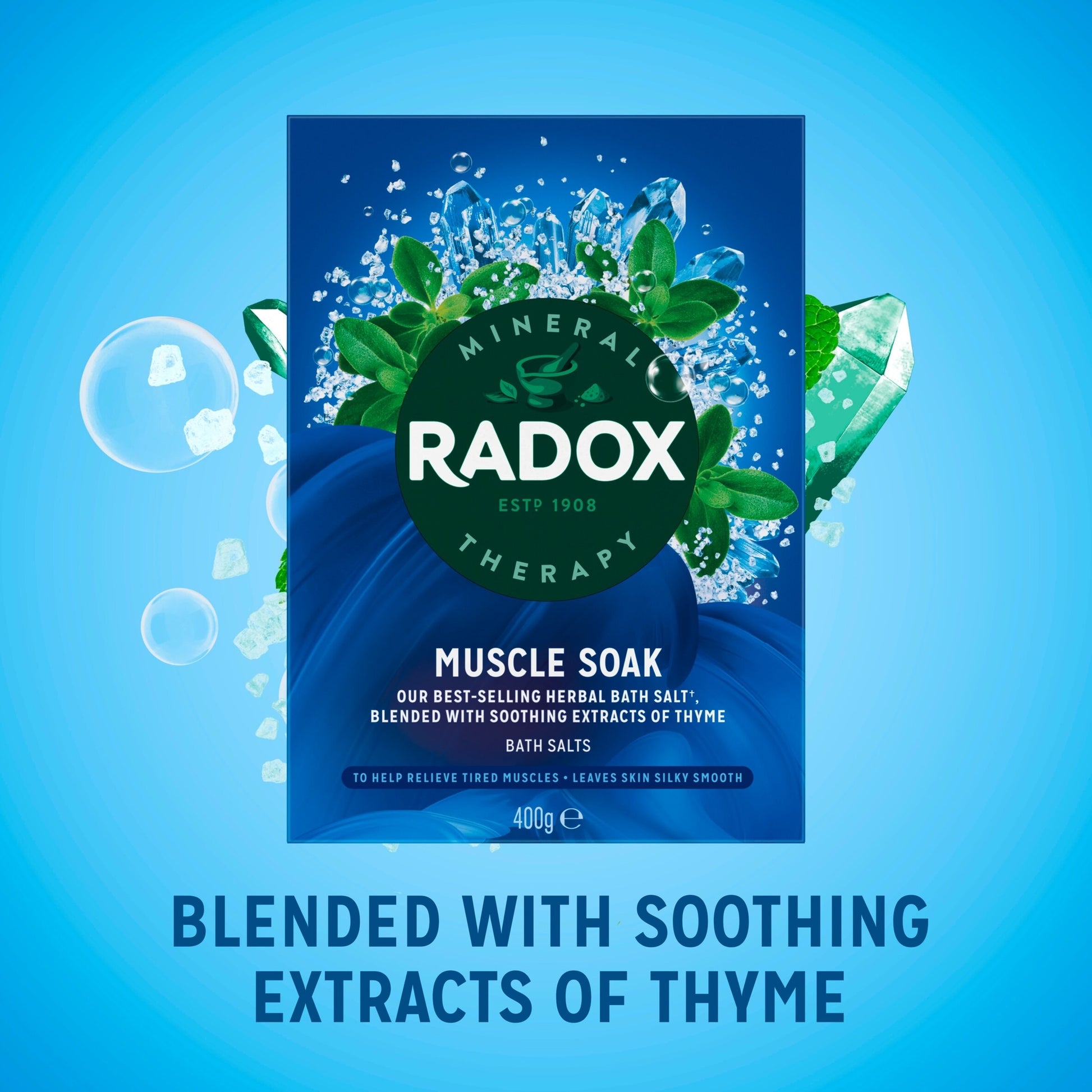 Radox Muscle Soak Bath Salts 400g — image 4