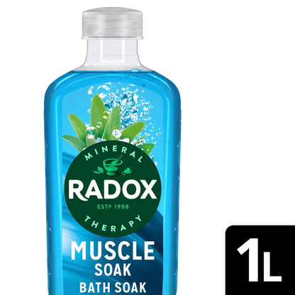 Radox Muscle Soak Bath Soak Bubble Bath 1L — image 1