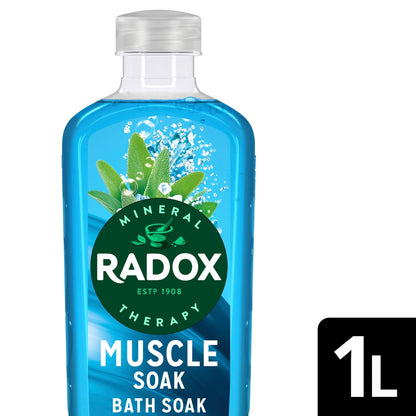 Radox Muscle Soak Bath Soak Bubble Bath 1L — image 1