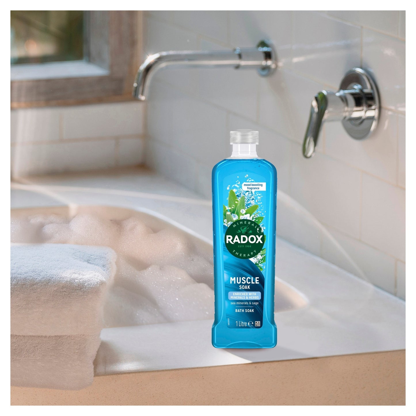 Radox Muscle Soak Bath Soak Bubble Bath 1L — image 4