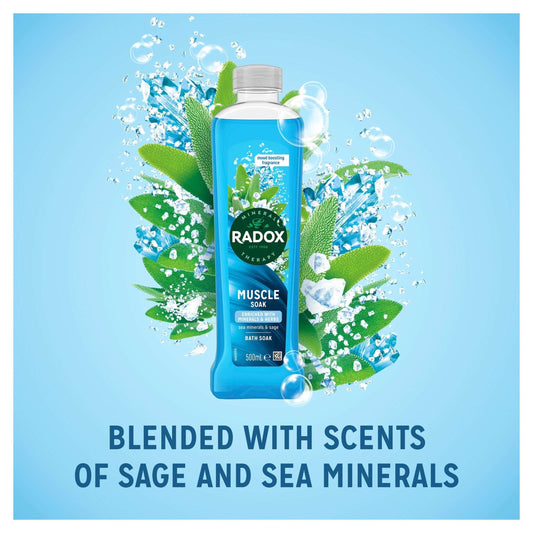 Radox Muscle Soak Bath Soak Bubble Bath 500ml — image 2