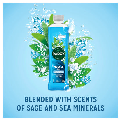 Radox Muscle Soak Bath Soak Bubble Bath 500ml — image 2