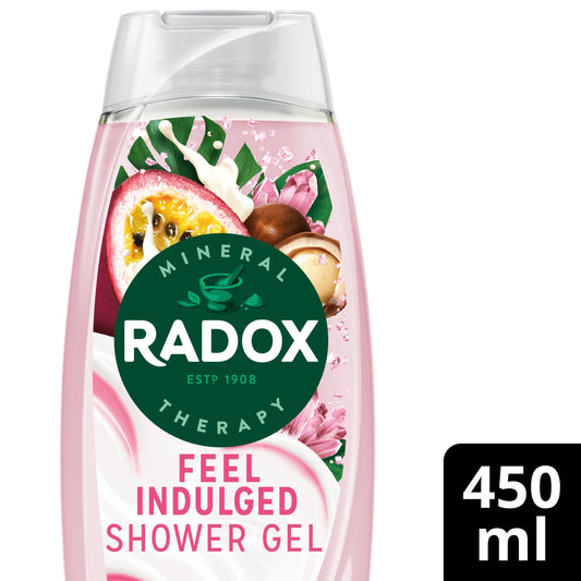 Radox Passionfruit & Shea Feel Indulged Tropical Blends Shower Gel Body Wash 450ml — image 1
