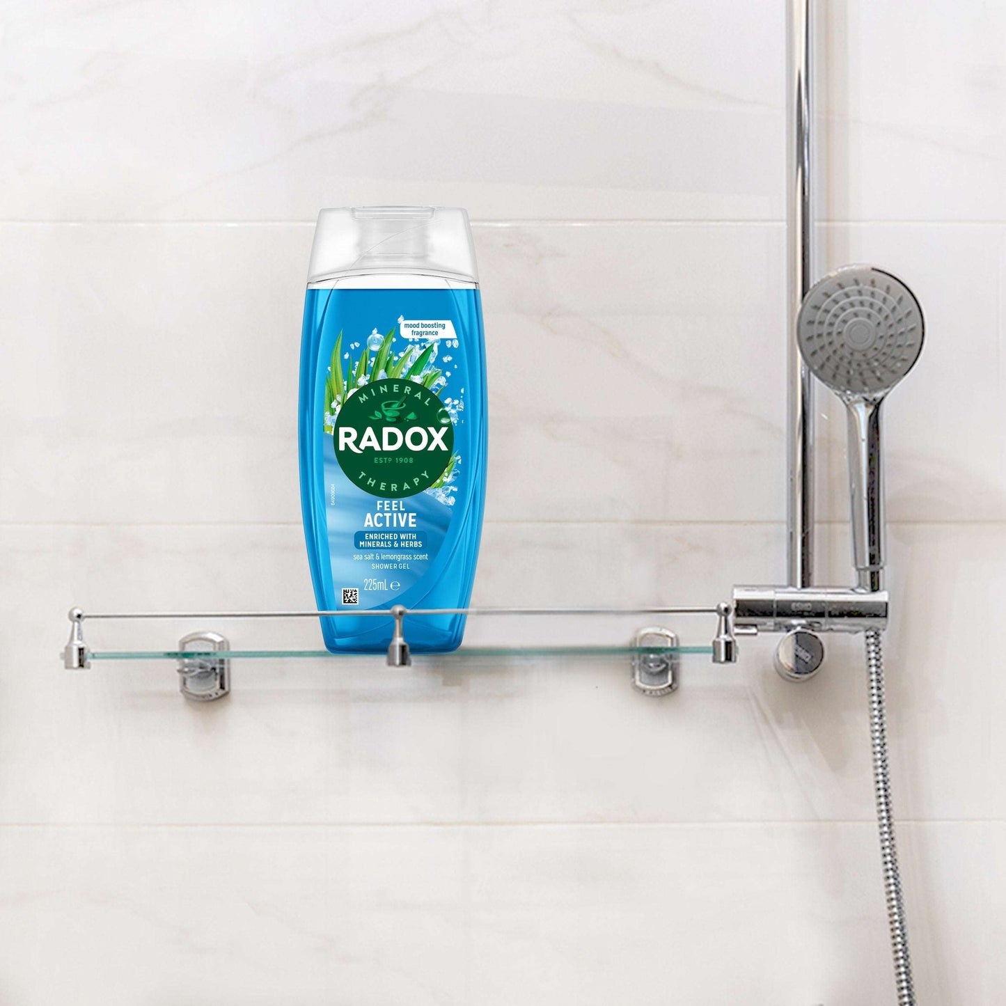 Radox Sea Salt & Lemongrass Feel Active Shower Gel Body Wash 225ml — image 4