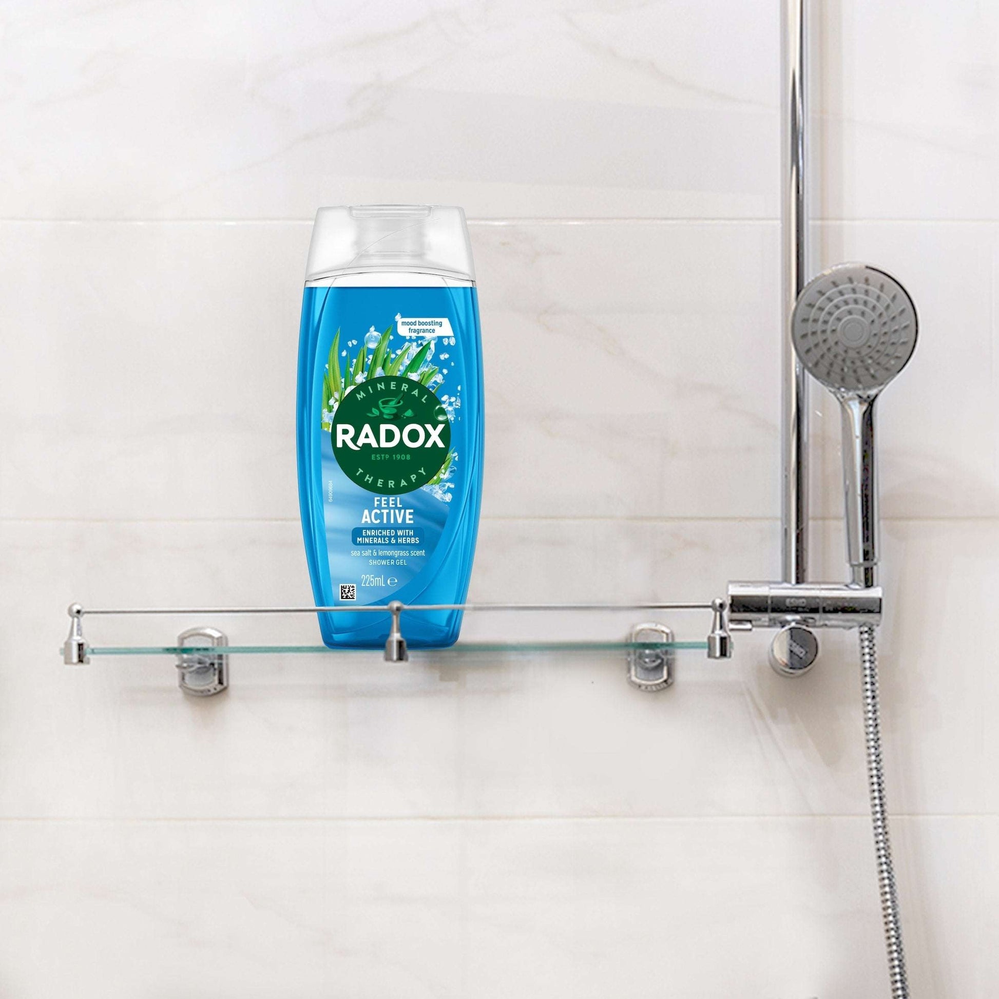 Radox Sea Salt & Lemongrass Feel Active Shower Gel Body Wash 225ml — image 4