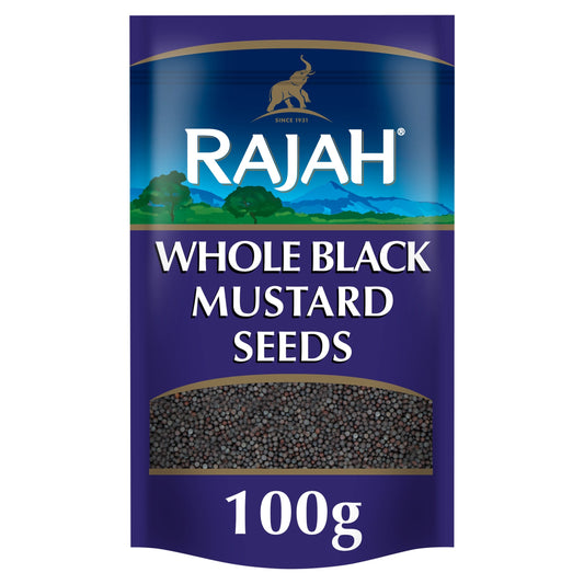 RAJAH WHOLE BLACK MUSTARD SEEDS 100G — image 1