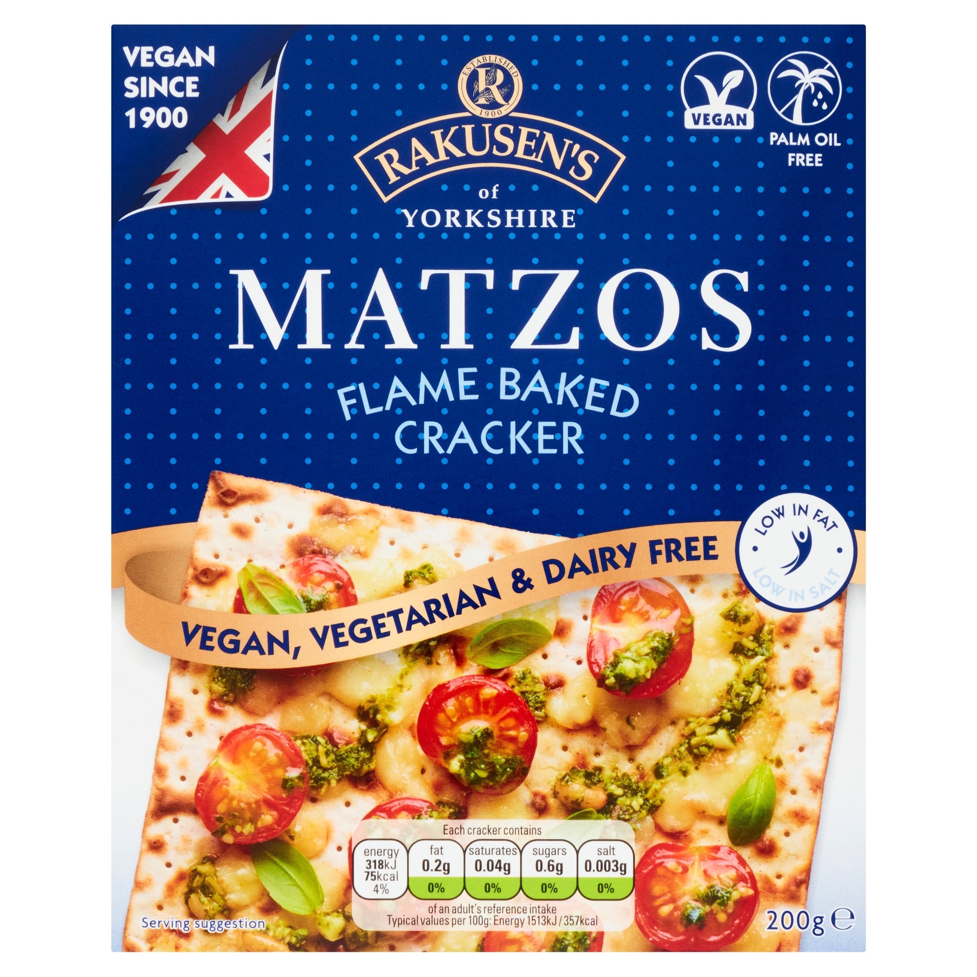 Rakusens Traditional Matzos 200G — image 1