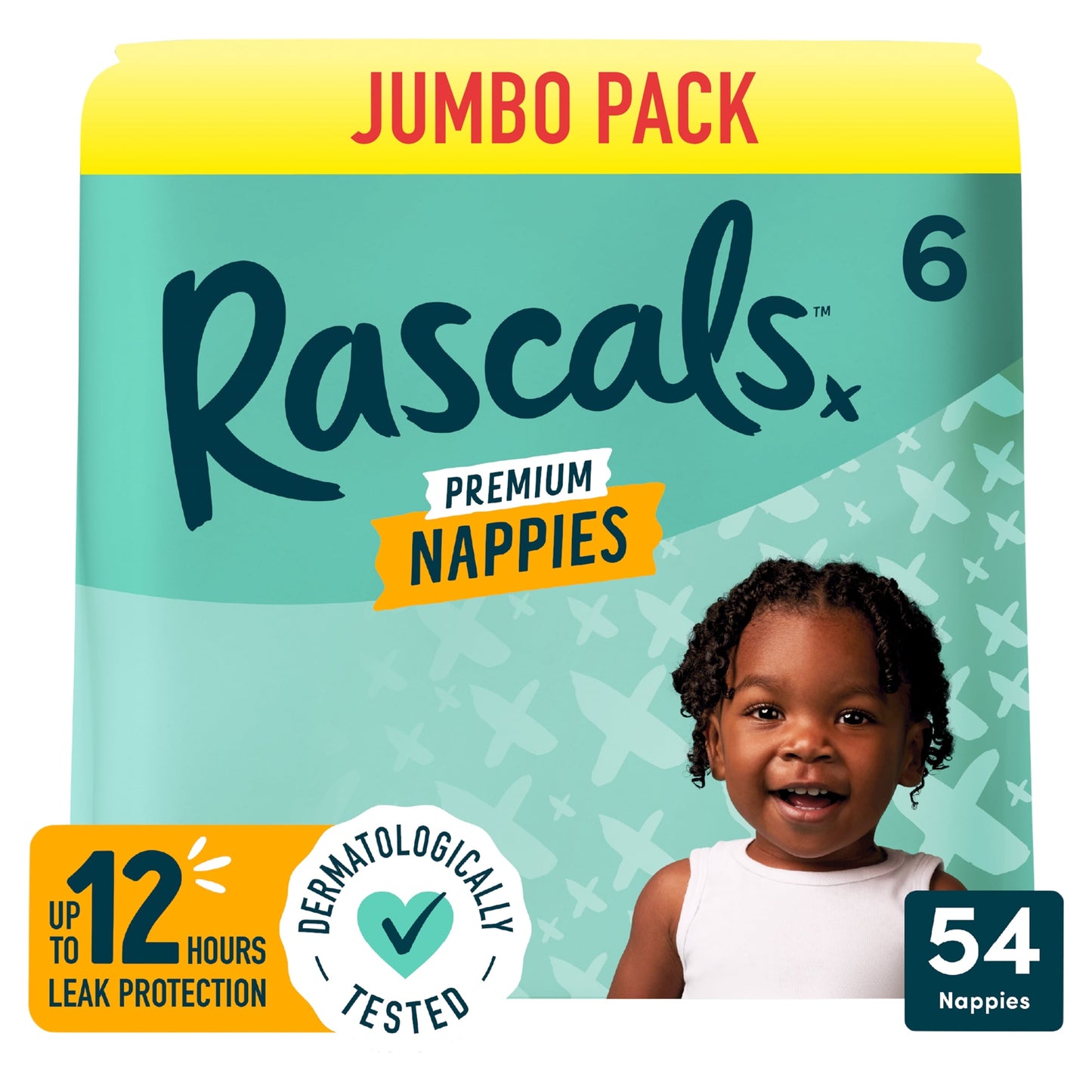 Rascal Plus Friends Premium Nappies Size 6 54 Pack — image 1