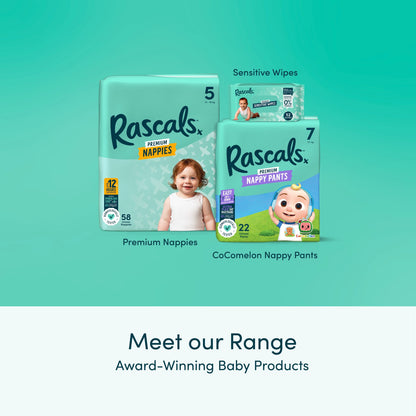 Rascal Plus Friends Premium Nappies Size 6 54 Pack — image 5