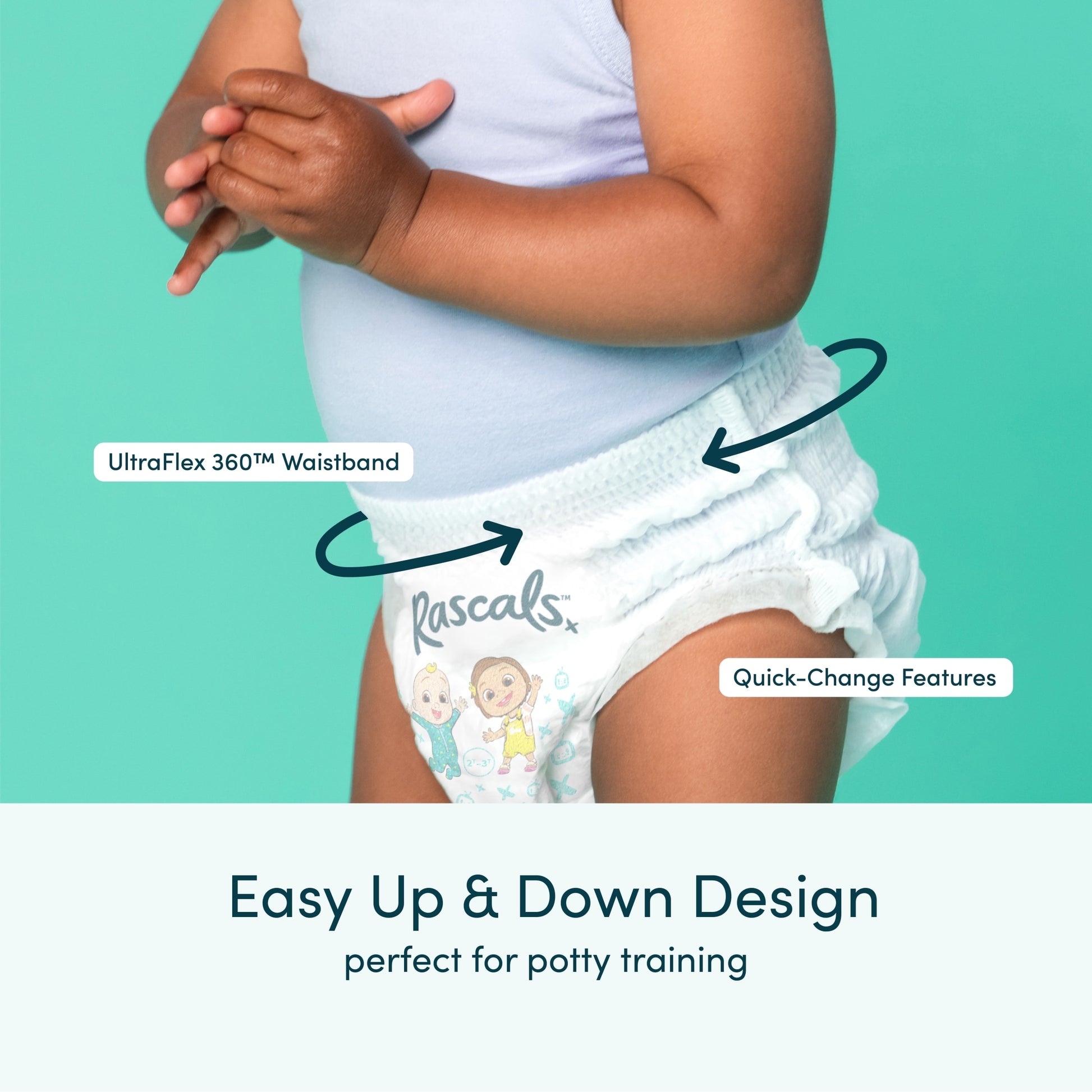 Rascals Premium Cocomelon Nappy Pants Size 7 22 Pack — image 2