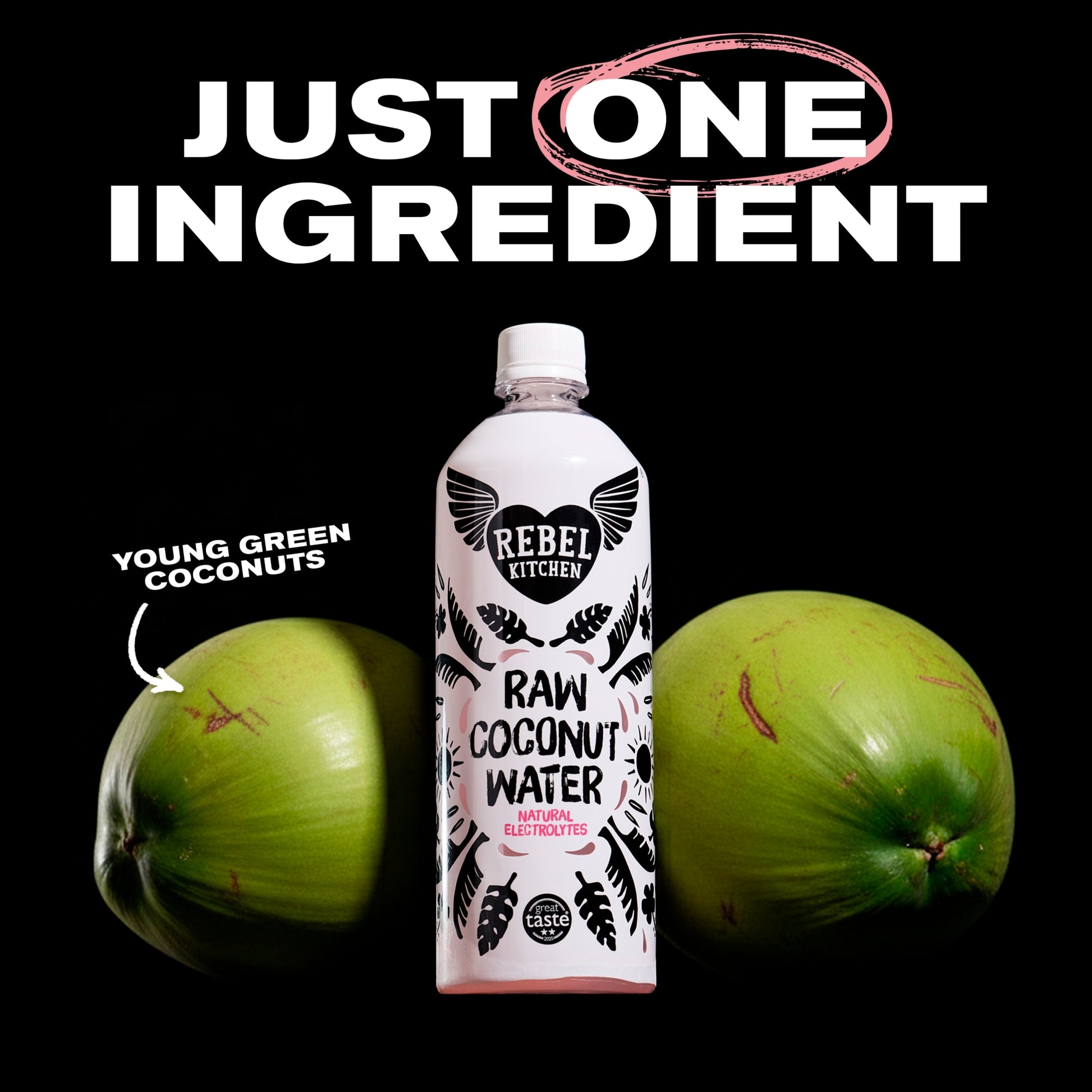 Rebel Kitchen Raw Coconut Water Natural Electrolytes 750ML — image 2