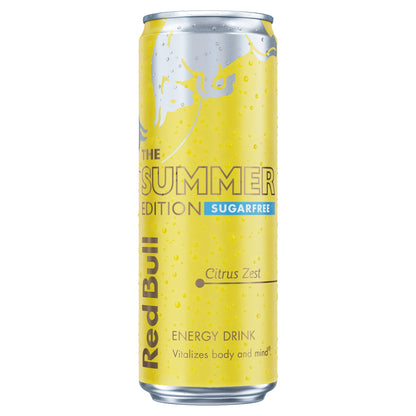 Red Bull Sugar Free Citrus Zest The Summer Edition Energy Drink 473ml — image 1