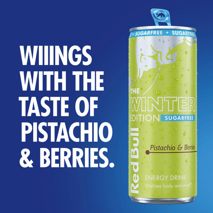 Red Bull Sugar Free Pistachios & Berries Winter Edition Energy Drink 473ml — image 2