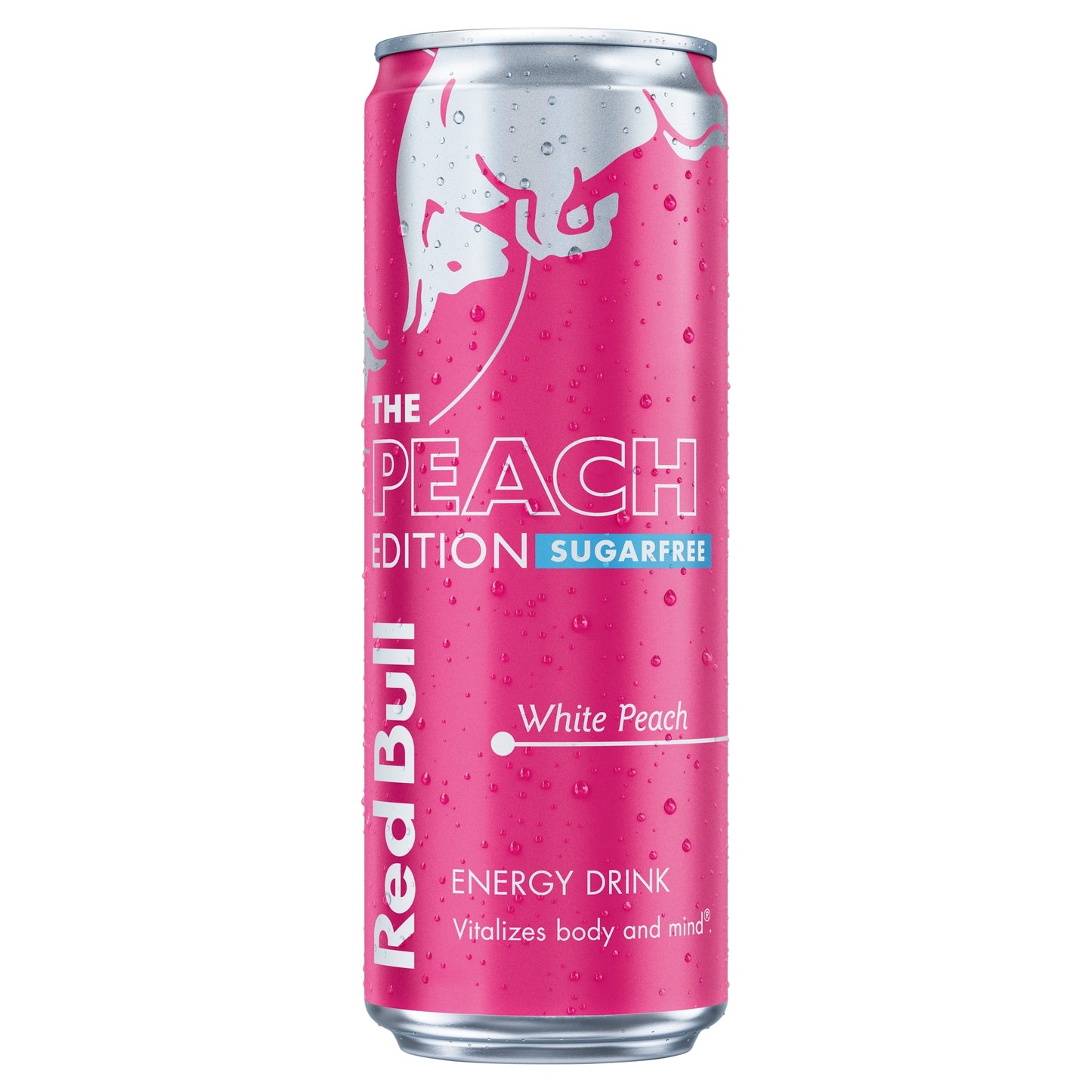 Red Bull Sugar Free Summer White Peach Edition Energy Drink 473ml — image 1