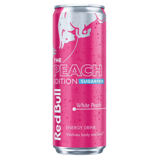 Red Bull Sugar Free The White Peach Edition Energy Drink 355ml — image 1