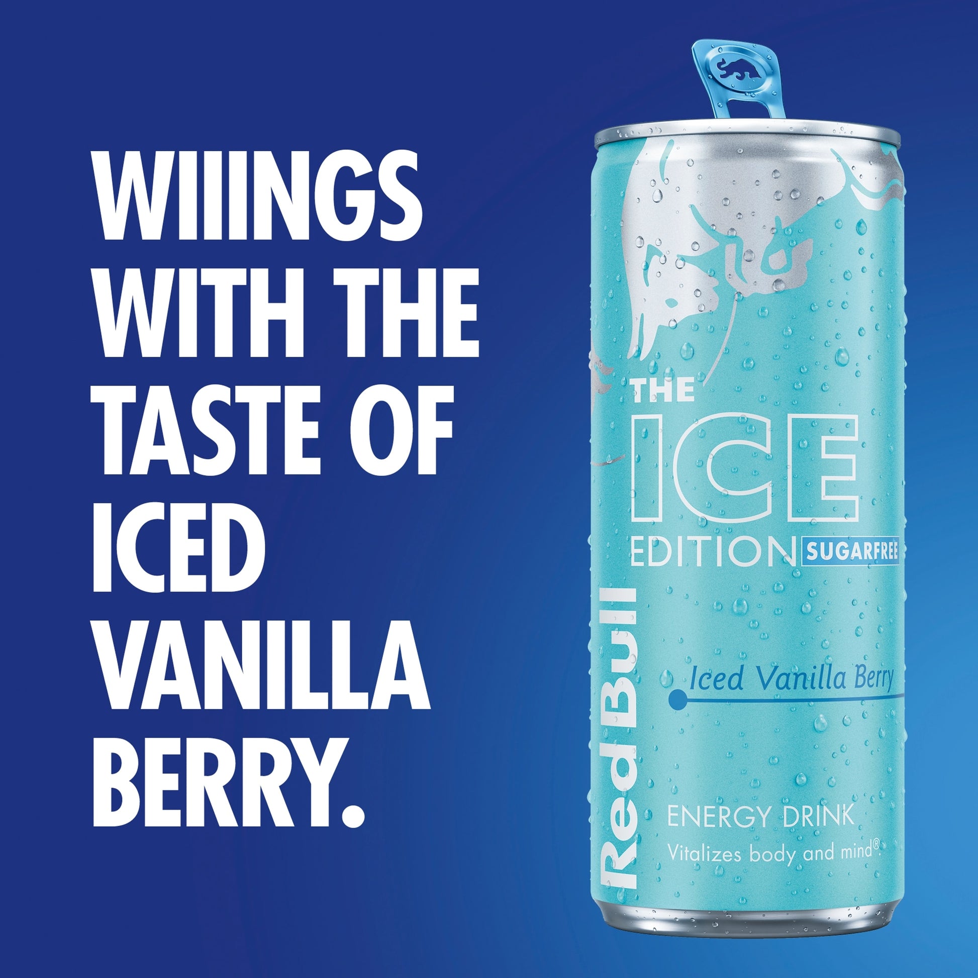 Red Bull Sugar Free The Winter Edition Vanilla Iced Berry Energy Drink 4 x 250ml — image 2