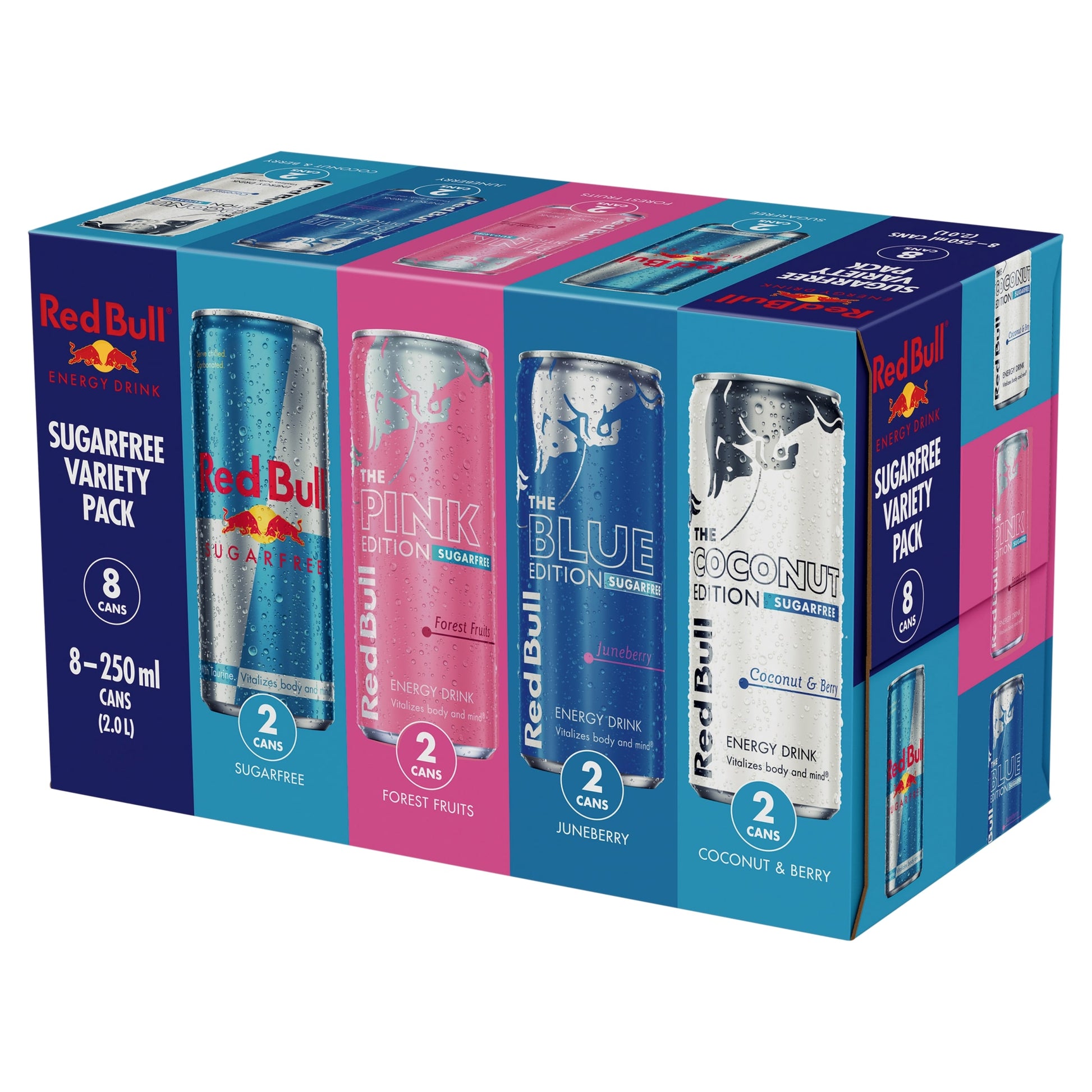 Red Bull Sugar Free Variety Pack Energy Drink 8 x 250ml — image 1