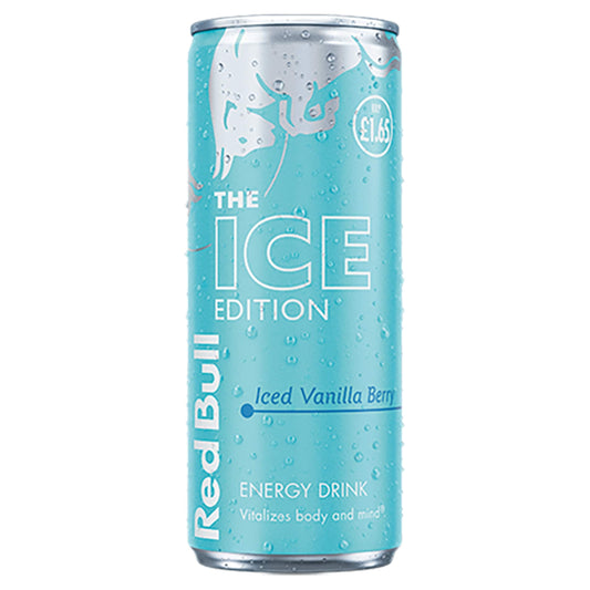 Red Bull The Ice Edition Sugar Free Iced Vanilla Berry Energy Drink 250ml — image 1