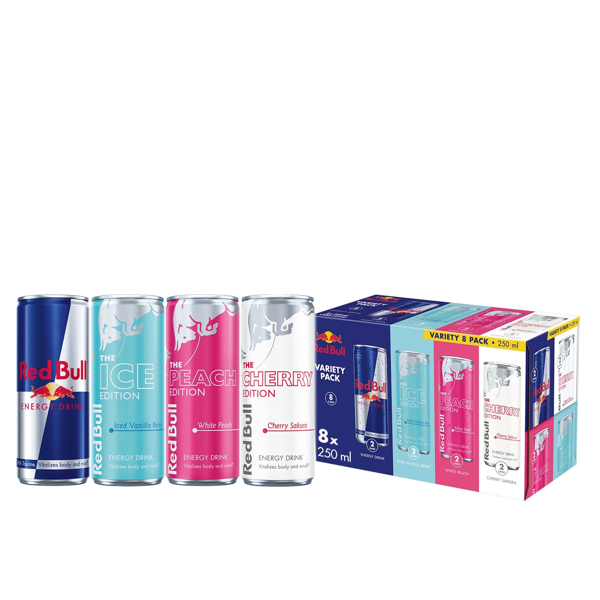 Red Bull Variety Pack Energy Drink 8 x 250ml — image 1