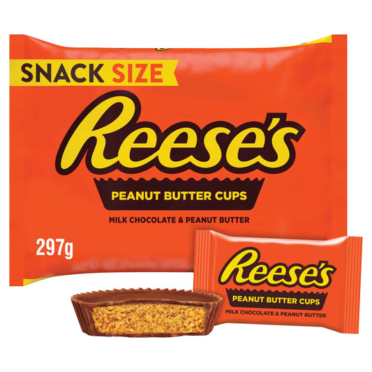 Reese's Milk Chocolate Peanut Butter Cups Snack Size Multipack 297g — image 1