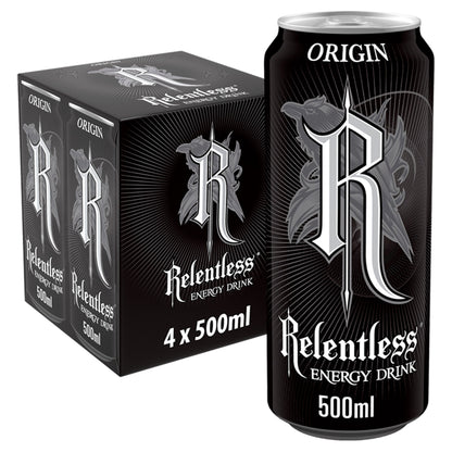 Relentless Origin Energy Drink 4x500ml — image 1