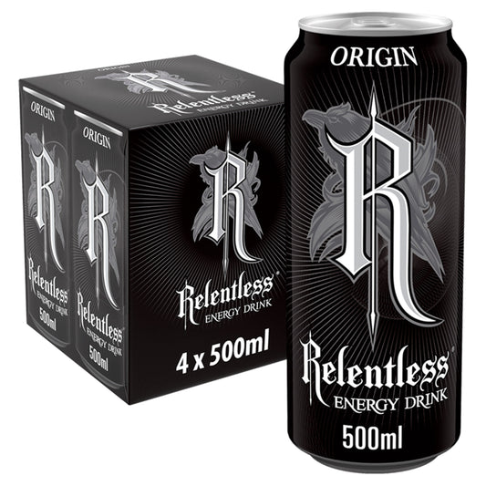 Relentless Origin Energy Drink 4x500ml — image 1