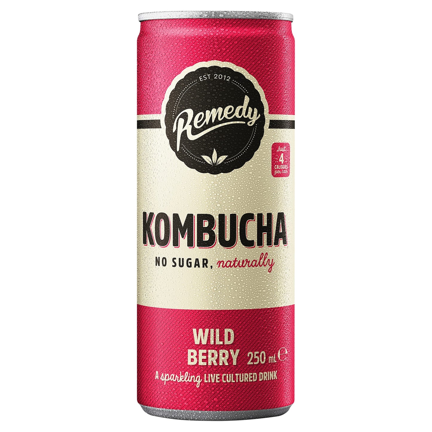 Remedy Kombucha - Wild Berry 250ml — image 1