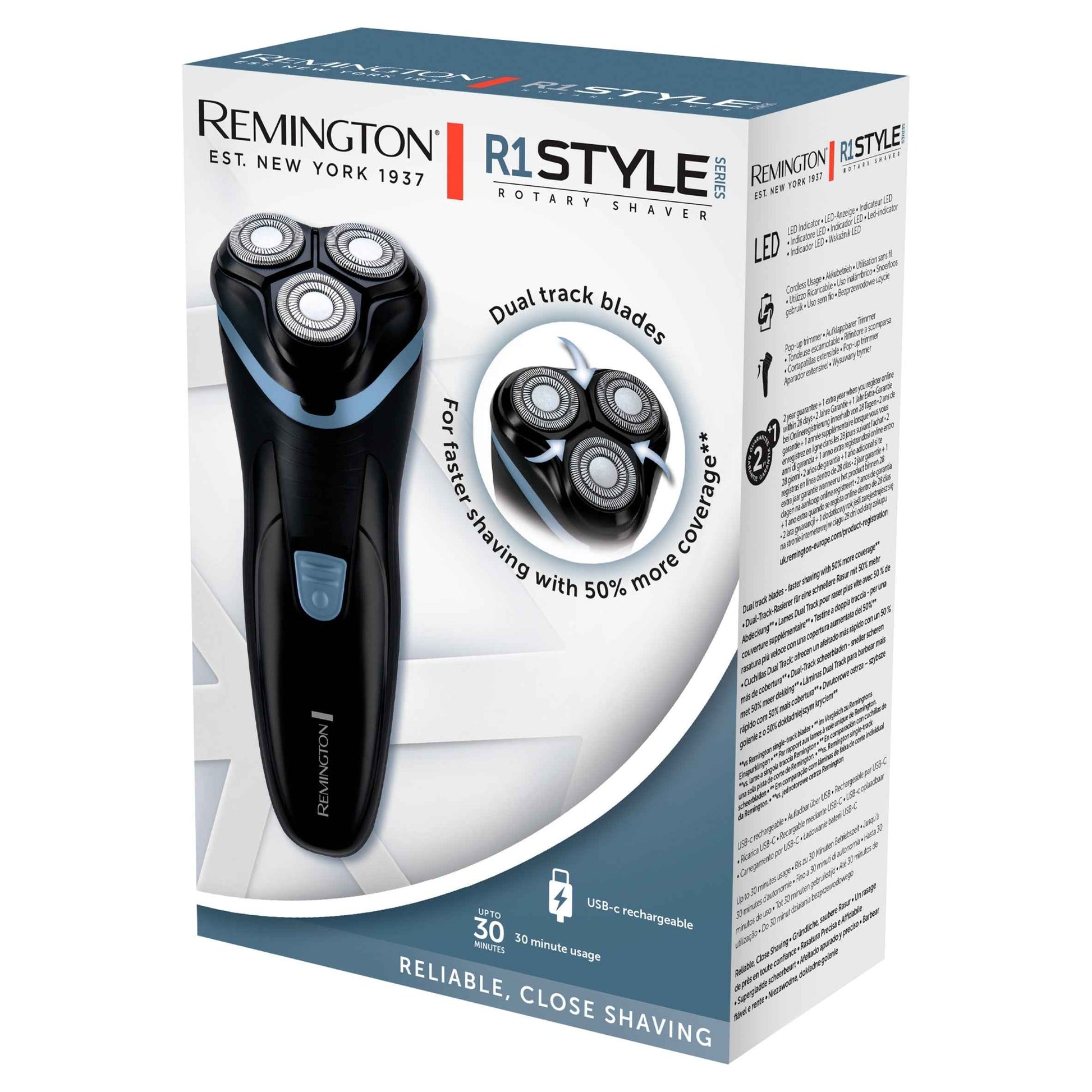 REMINGTON R1 Style Series Rotary Shaver R1000